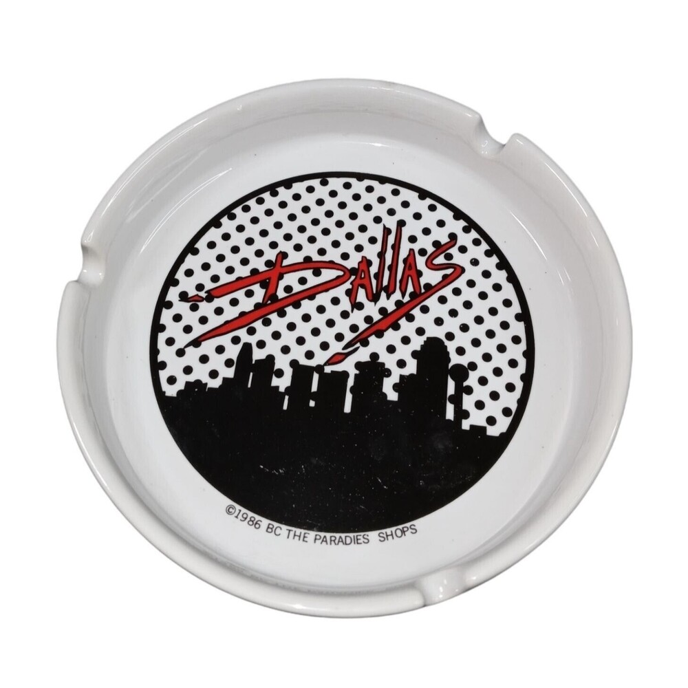 Vintage Dallas Ashtray 1986 BC The Paradies Shops